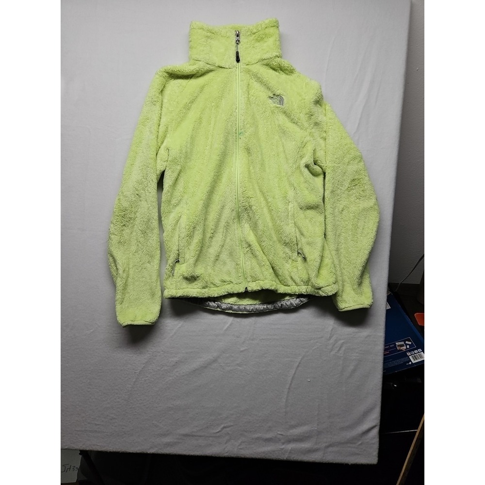 The North Face Womens Large Osito Fleece Jacket Green Full Zip Jacket